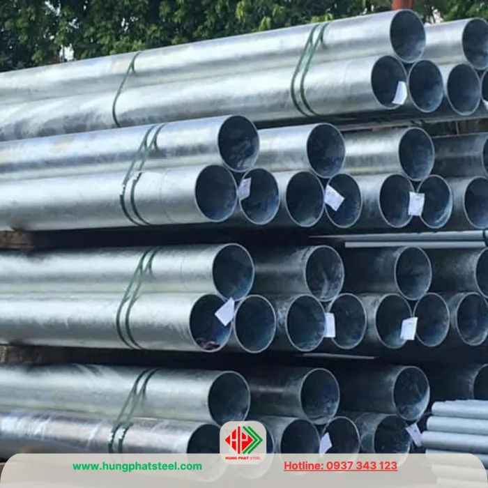Ống thép mạ kẽm phi 114 (DN100)