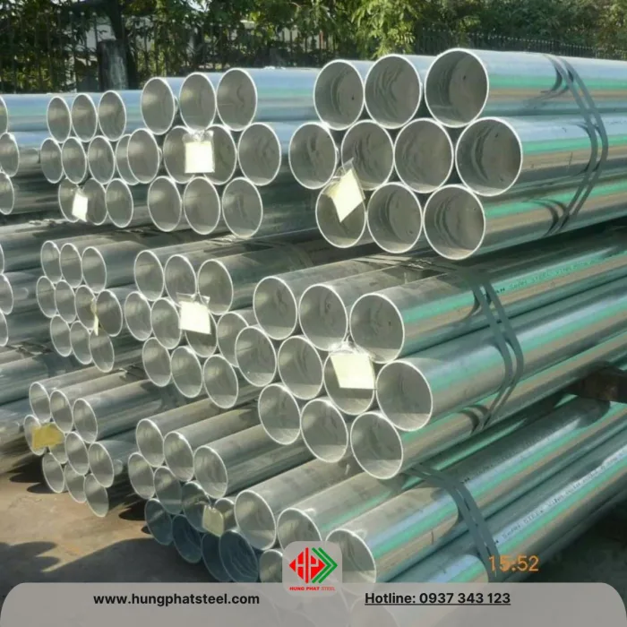 Ống thép mạ kẽm phi 141 (DN125)
