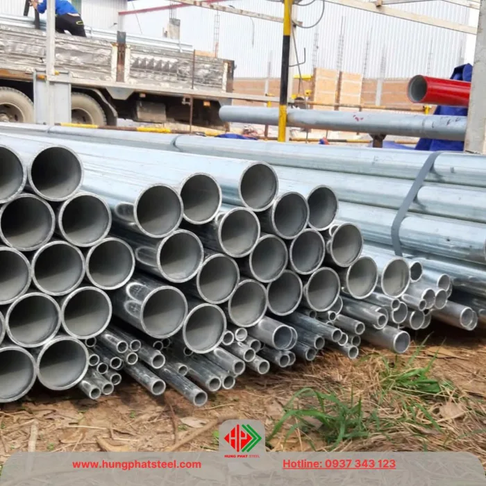 Ống thép mạ kẽm phi 168 (DN150)