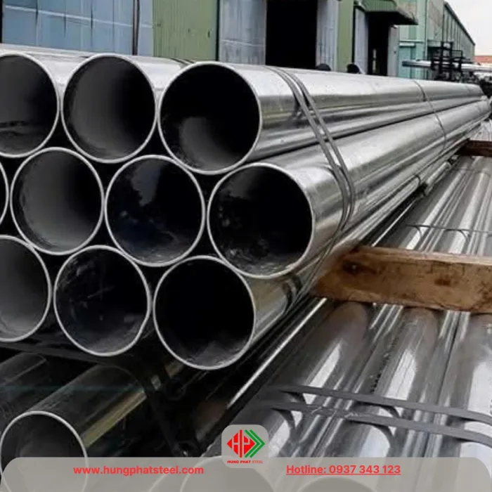 Ống thép mạ kẽm phi 168 (DN150)