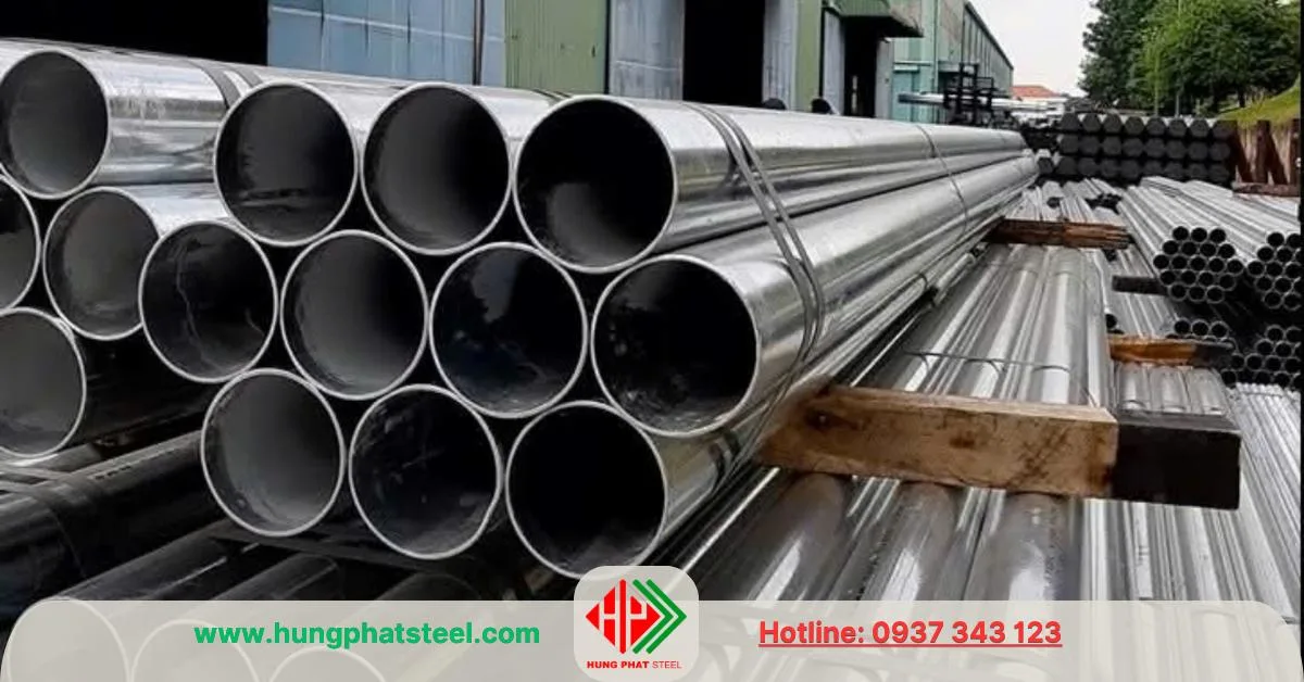 Ống thép mạ kẽm phi 168 (DN150)