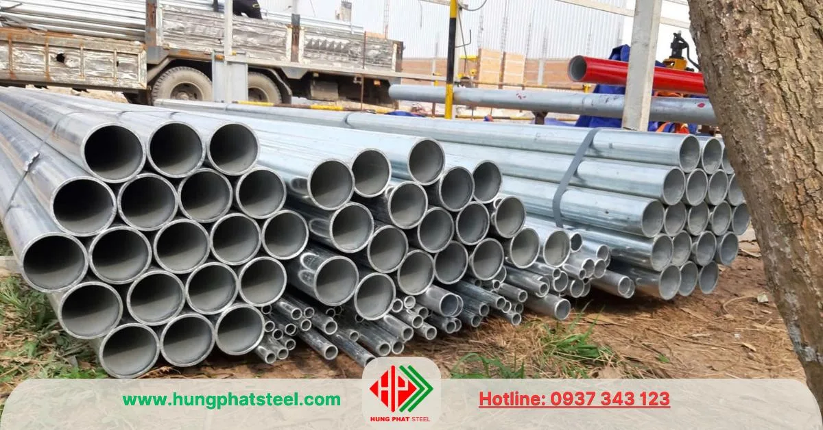 Ống thép mạ kẽm phi 168 (DN150)