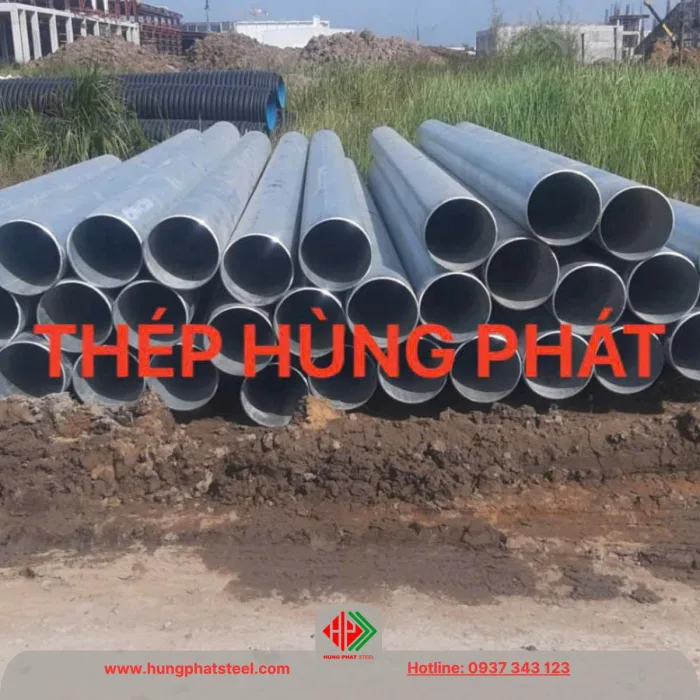 Ống thép mạ kẽm phi 200 (DN200)