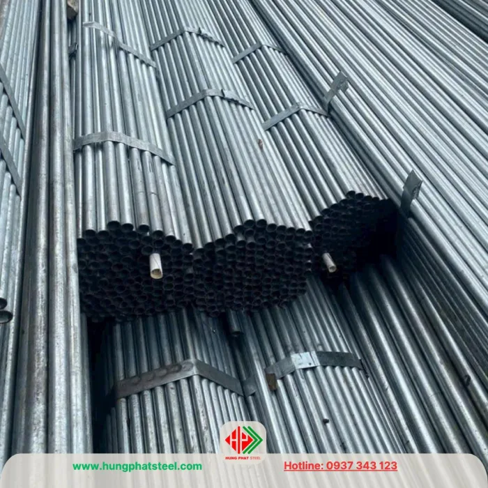 Ống thép mạ kẽm phi 21 (DN15)