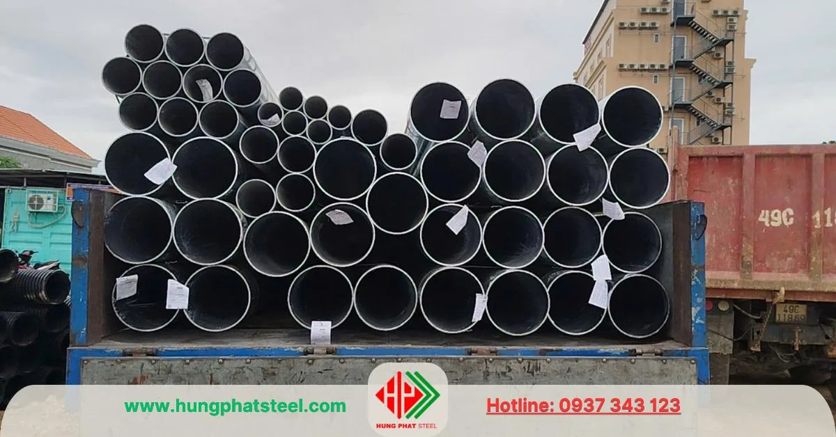 Ống thép mạ kẽm phi 219 (DN200)