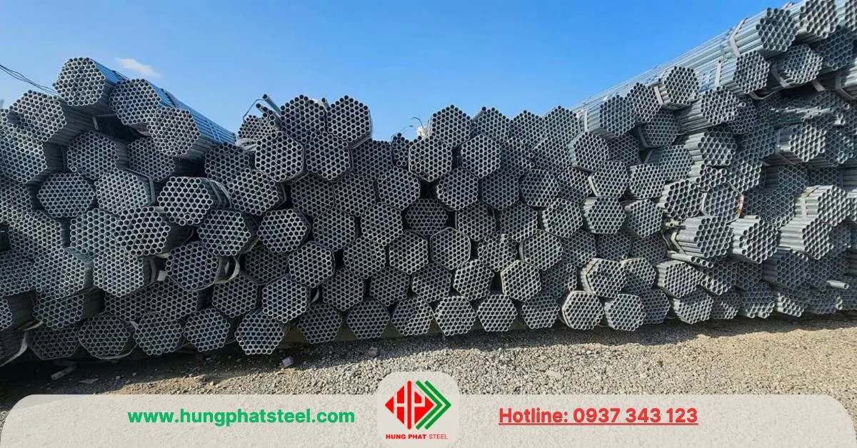 Ống thép mạ kẽm phi 27 (DN25)