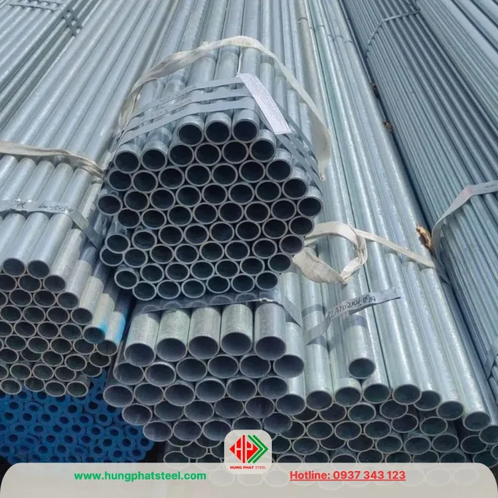 Ống thép mạ kẽm phi 34 (DN25)