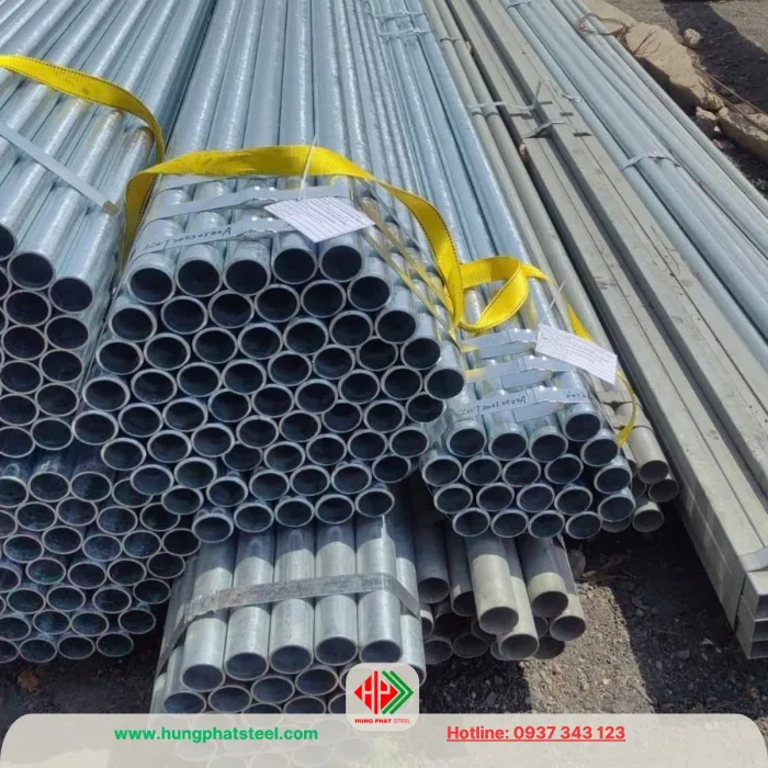 Ống thép mạ kẽm phi 34 (DN25)