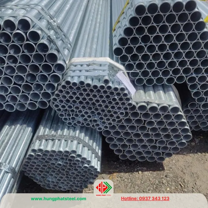 Ống thép mạ kẽm phi 34 (DN25)