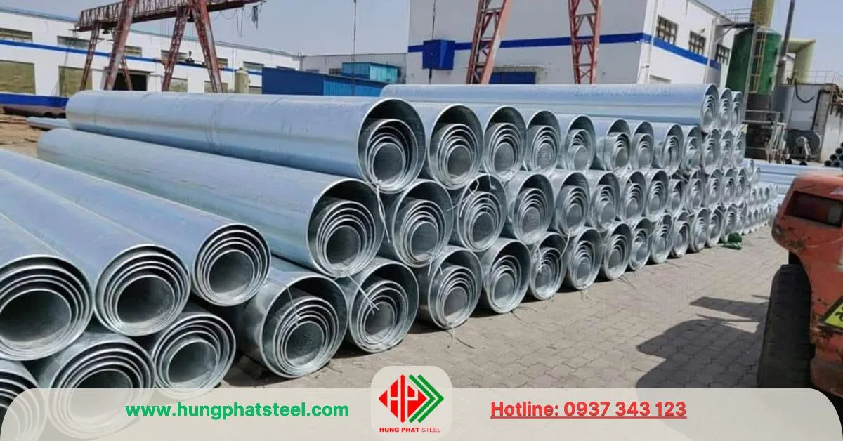 Ống thép mạ kẽm phi 356 (DN350)