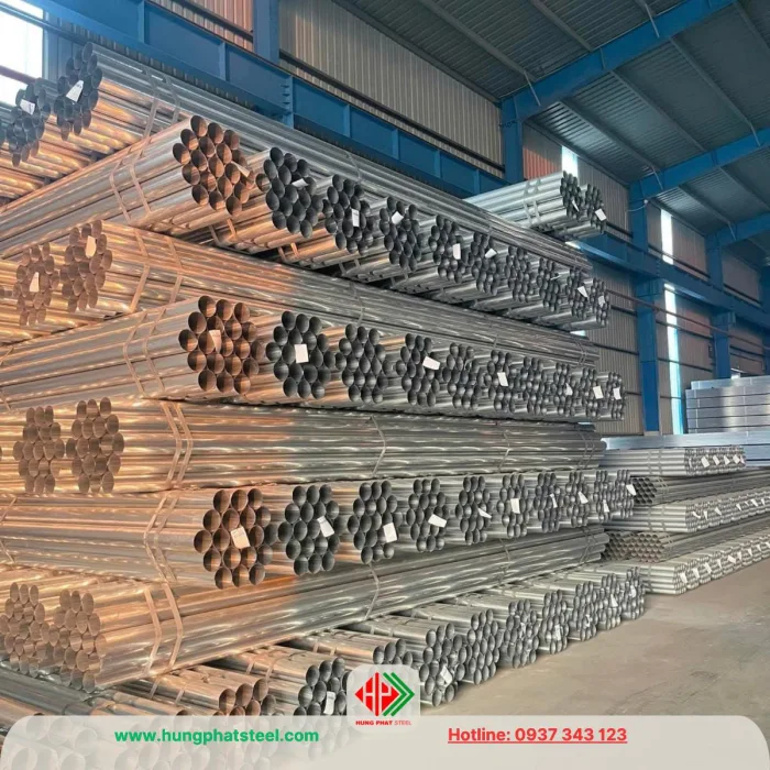 Ống thép mạ kẽm phi 42 (DN32)