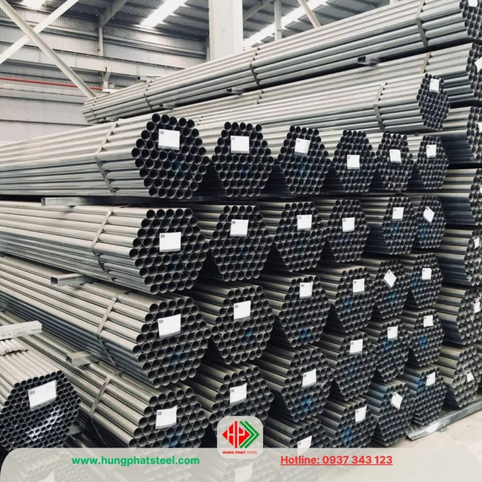 Ống thép mạ kẽm phi 42 (DN32)