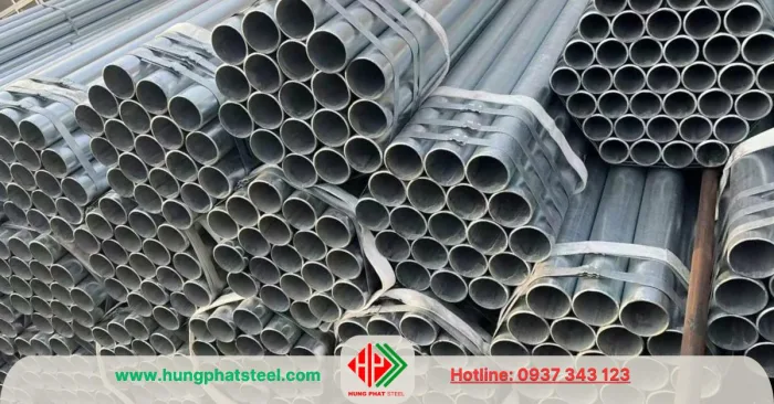 Ống thép mạ kẽm phi 42 (DN32)