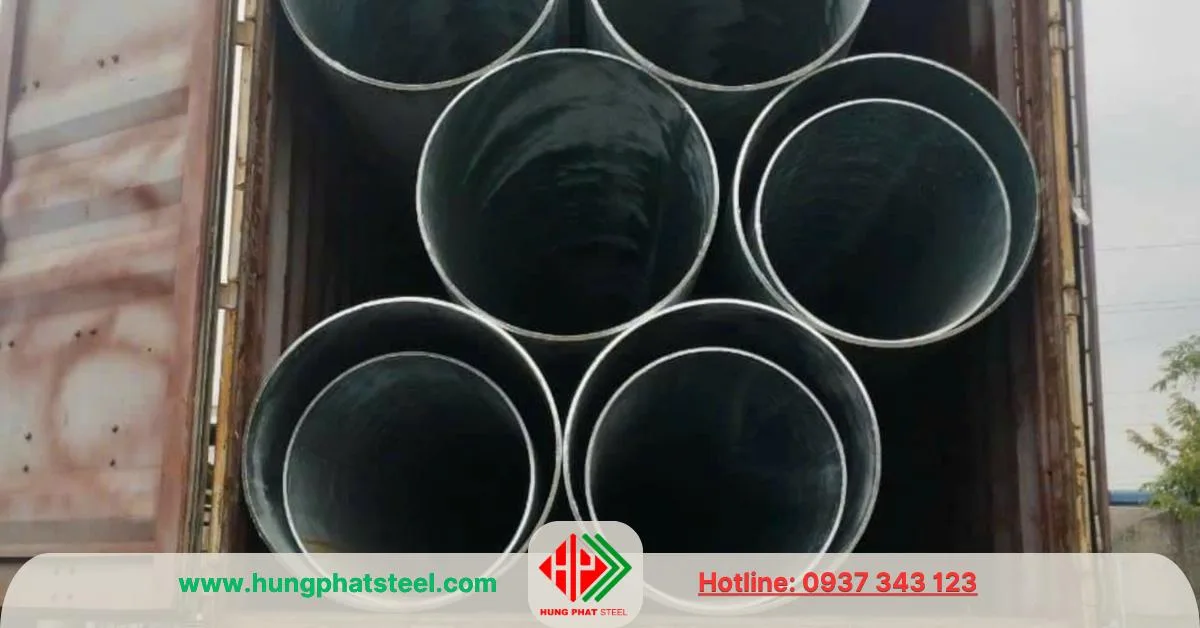 Ống thép mạ kẽm phi 457 (DN450)