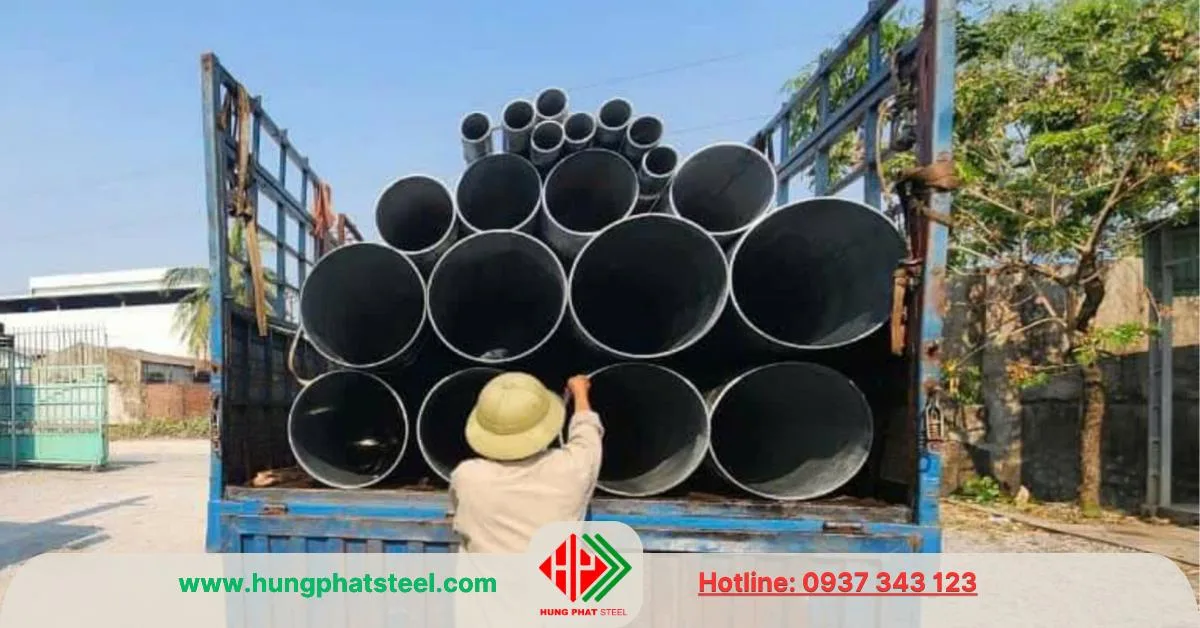 Ống thép mạ kẽm phi 457 (DN450)