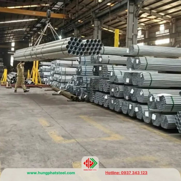 Ống thép mạ kẽm phi 48 (DN40)