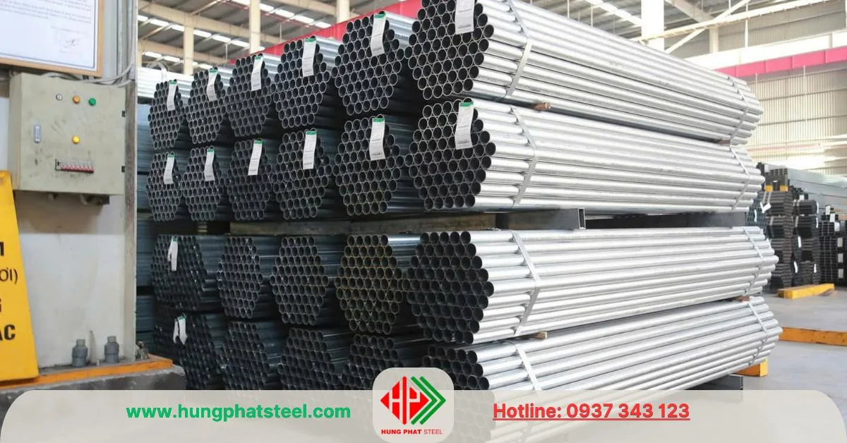 Ống thép mạ kẽm phi 49 (DN40)