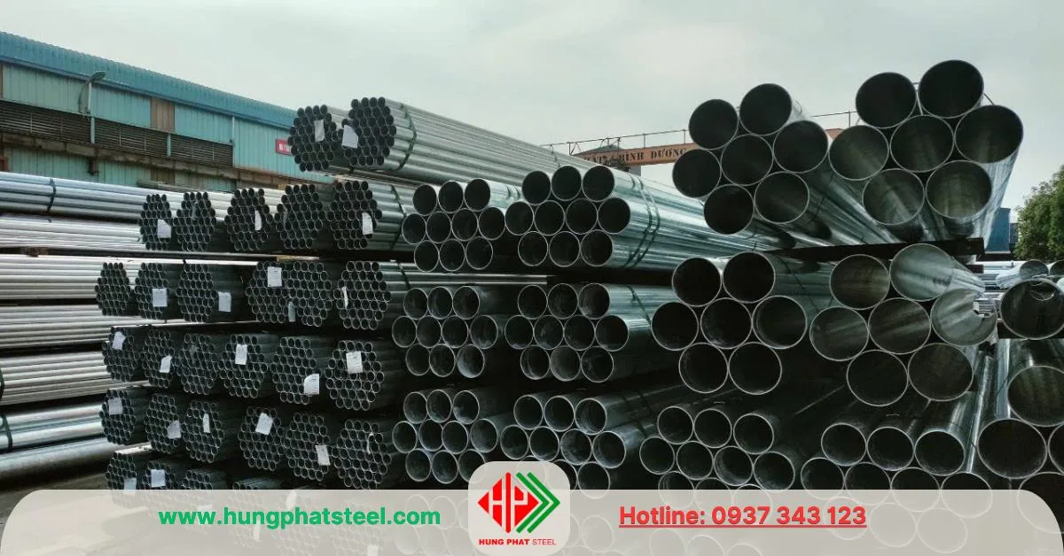 Ống thép mạ kẽm phi 80 (DN80)