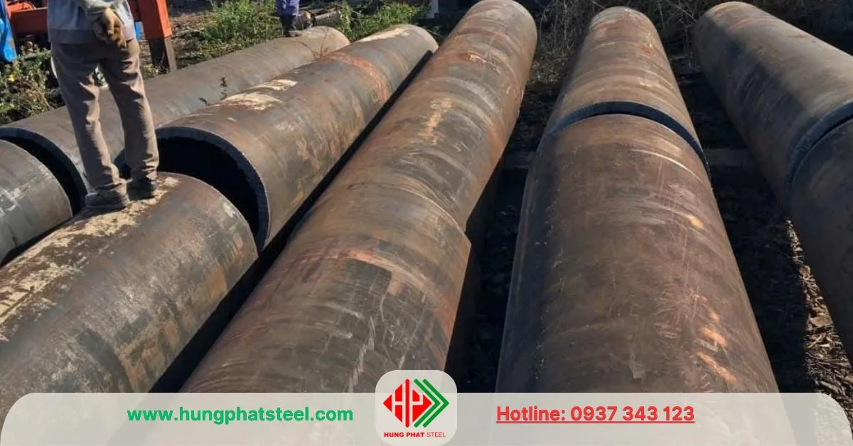 Ống thép phi 610 hàng nhập khẩu