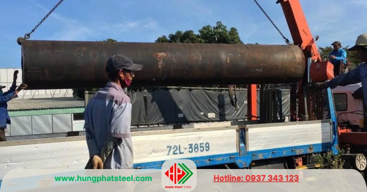 Ống thép phi 610 hàng nhập khẩu