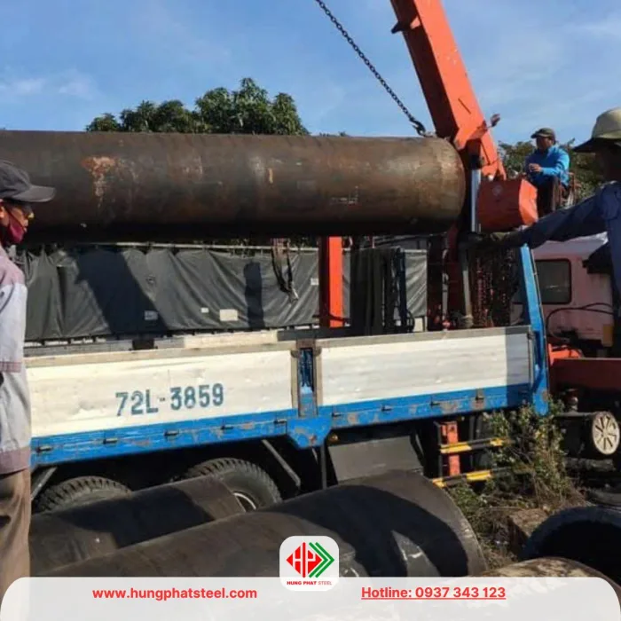 Ống thép phi 610 hàng nhập khẩu