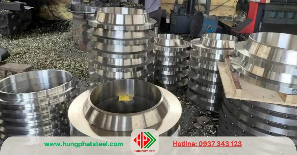 Sản xuất mặt bích chất liệu thép inox