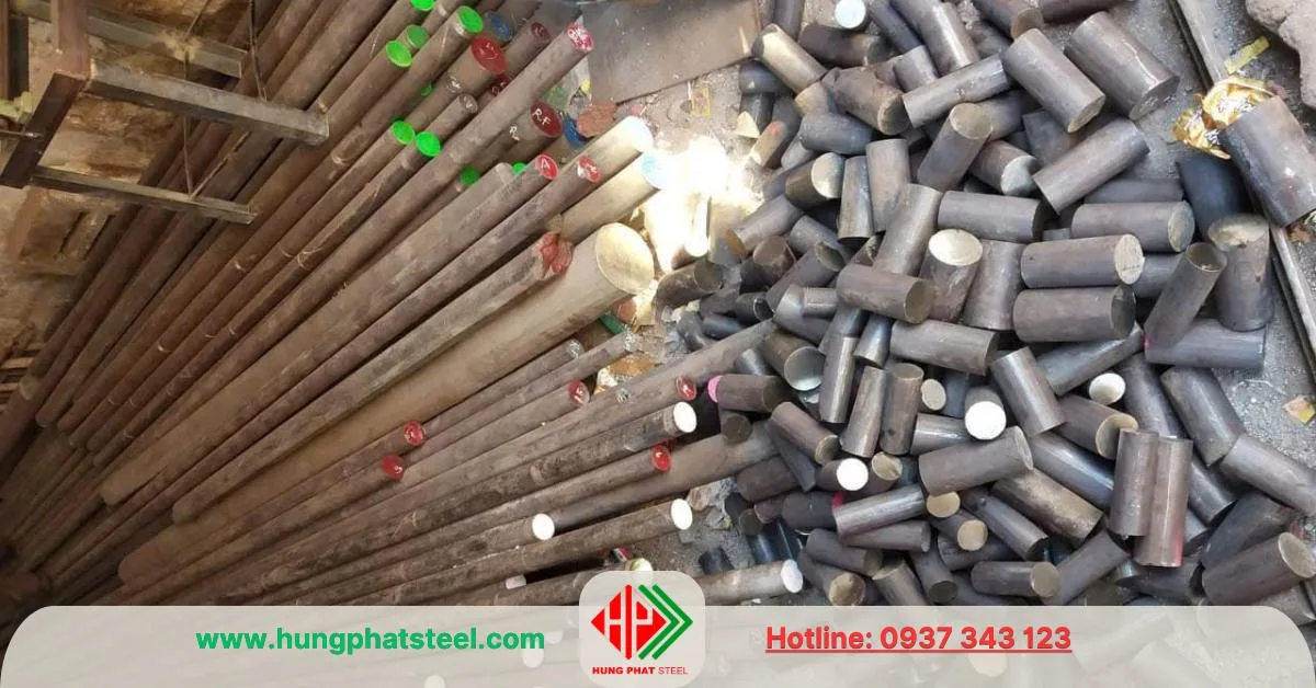 Thép Hùng Phát nhận gia công cắt khúc theo yêu cầu