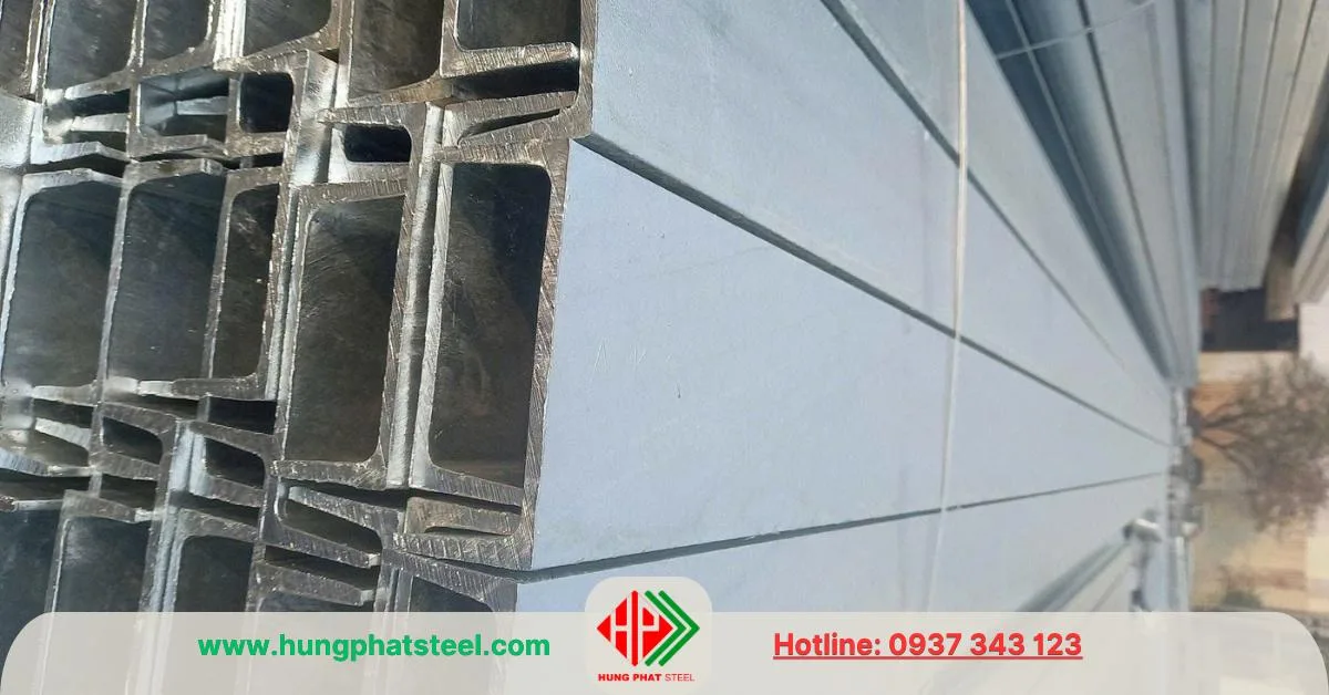 Thép U mạ kẽm nhúng nóng