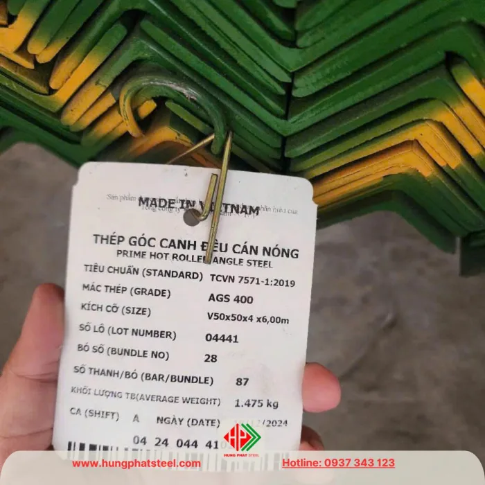 Thép V Nhà Bè (thép góc cạnh đều)