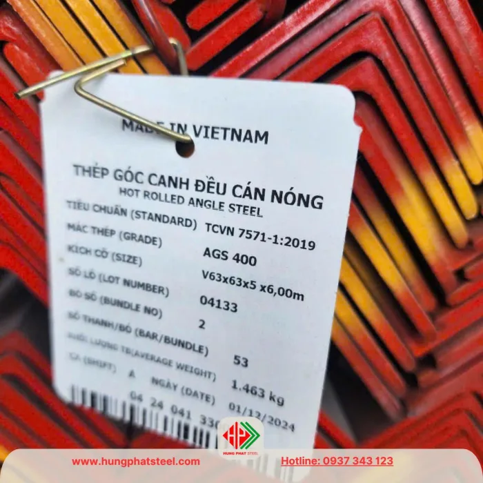 Thép V Nhà Bè (thép góc cạnh đều)