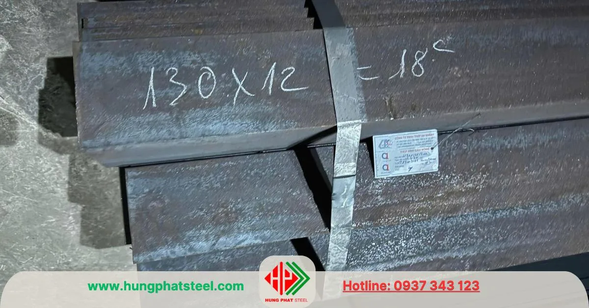 Thép V130 12ly thương hiệu AKS đang phân phối chính hãng tại cty Thép Hùng Phát
