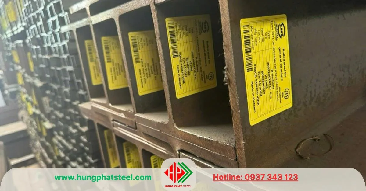 Thép hình H200x200 Posco
