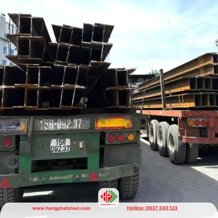 Thép hình H300 xuất kho về công trình của bạn