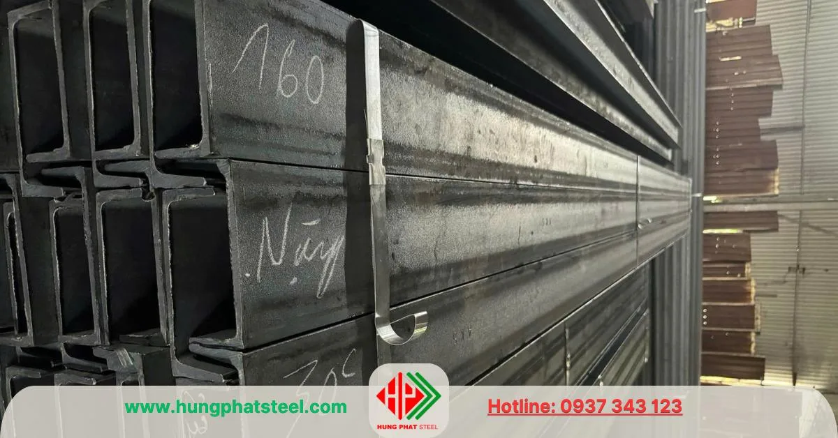 Thép hình U160 AKS phân phối bởi cty Thép Hùng Phát