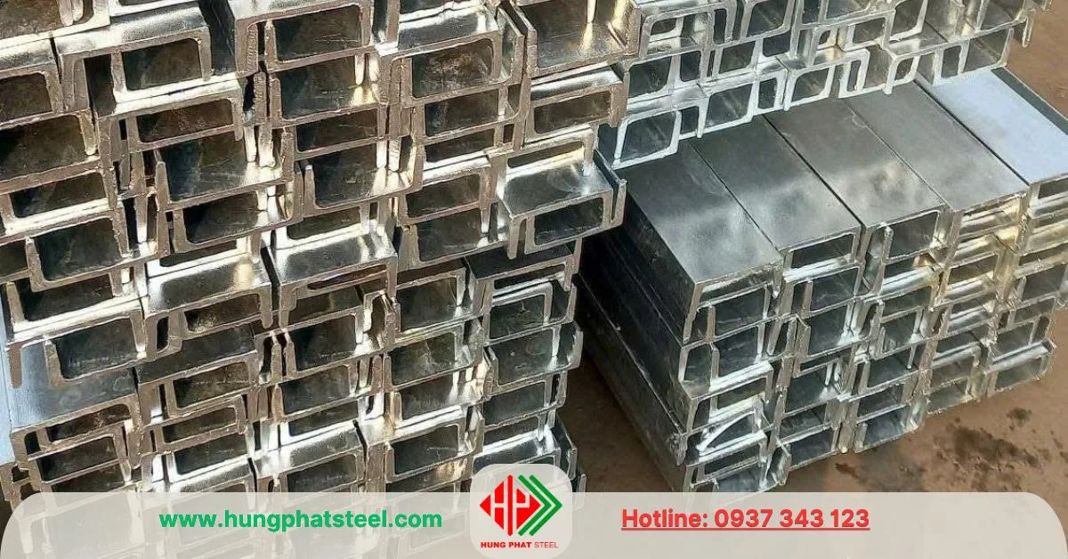 Thép hình U49 nhúng kẽm nóng