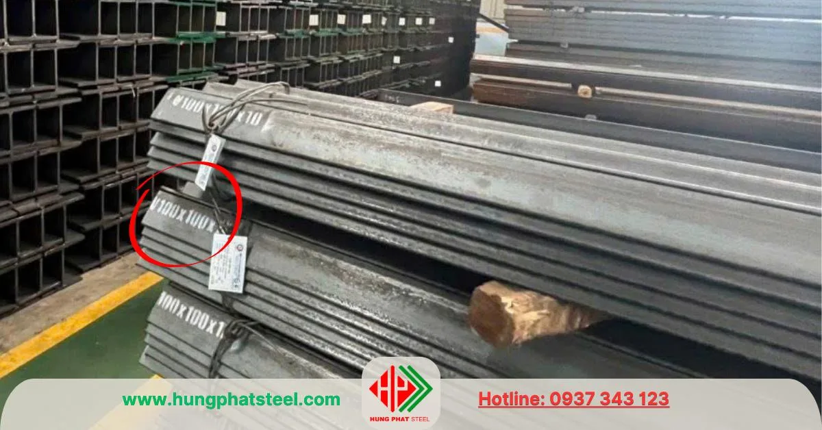 Thép hình V100x100 (sắt V100)