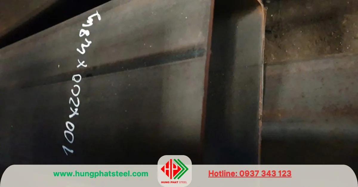 Thép hộp 100x200x4.8mm