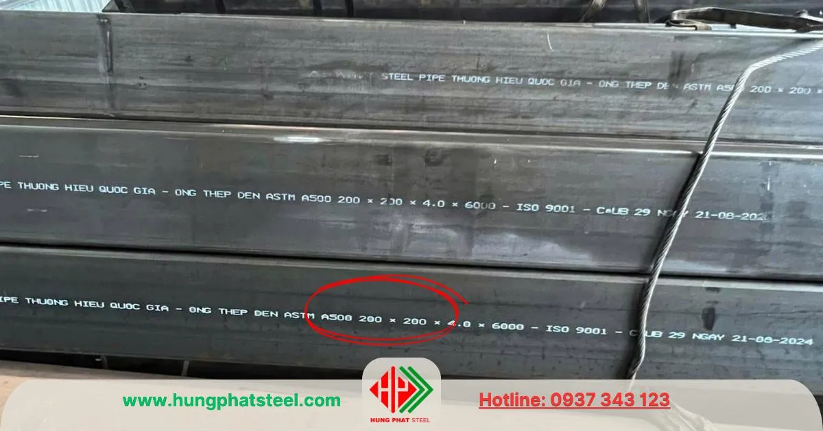 Thép hộp 200x200