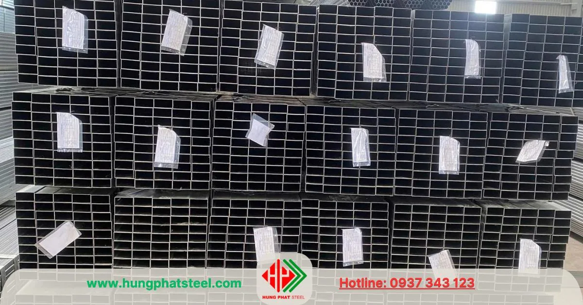 Thép hộp đen 40x80