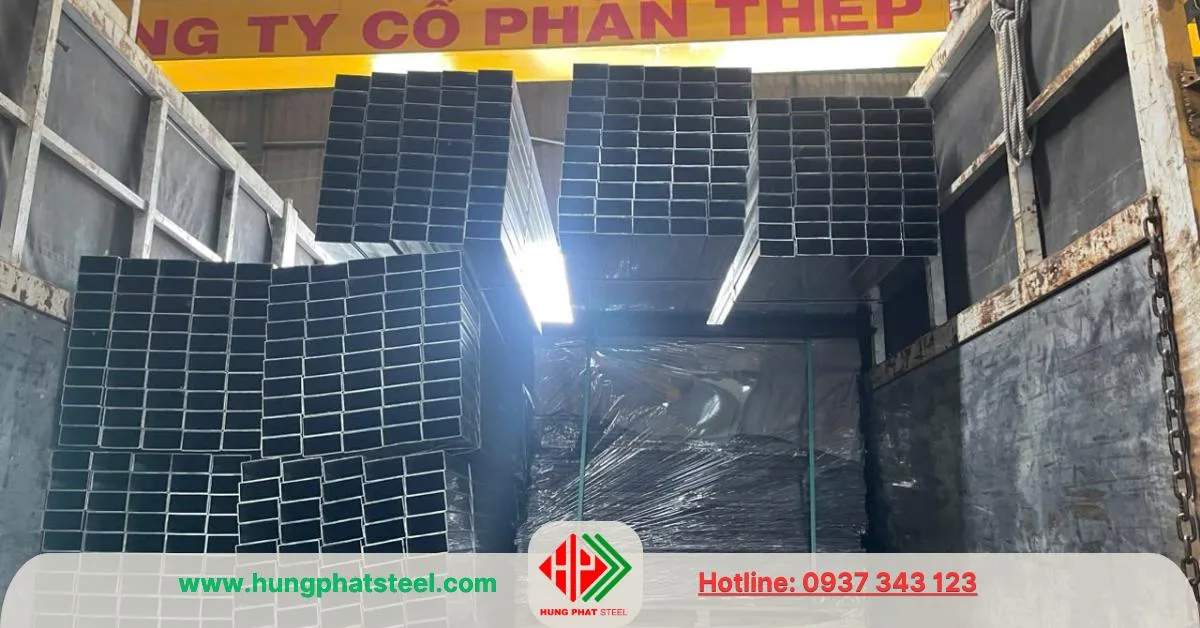 Thép hộp đen 50x100