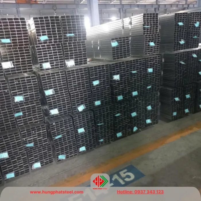 Thép hộp mạ kẽm 13x26