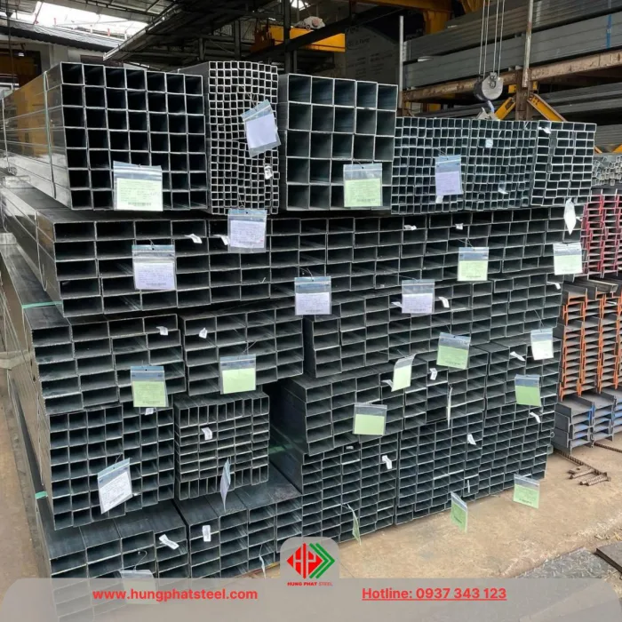 Thép hộp mạ kẽm 30x60