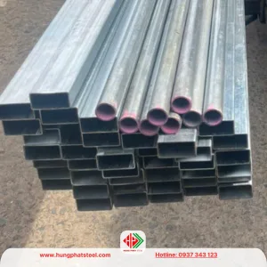 Thép hộp mạ kẽm 30x60