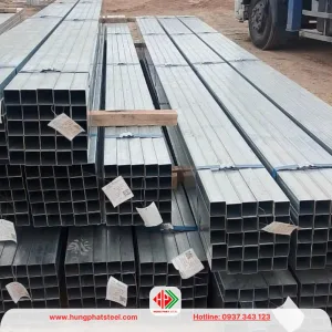 Thép hộp mạ kẽm 80x80