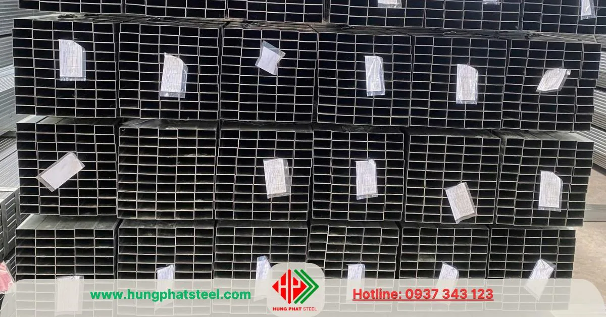 Thép hộp mạ kẽm Hòa Phát 