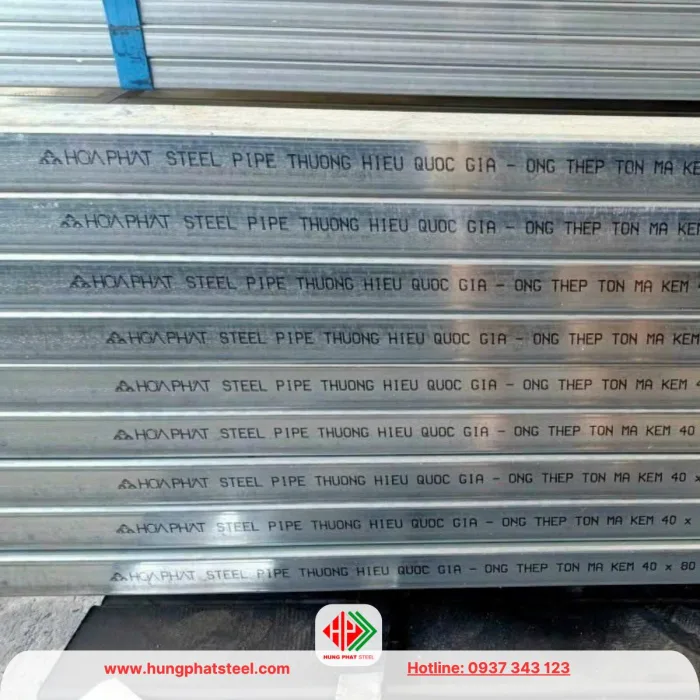 Thép hộp mạ kẽm Hòa Phát
