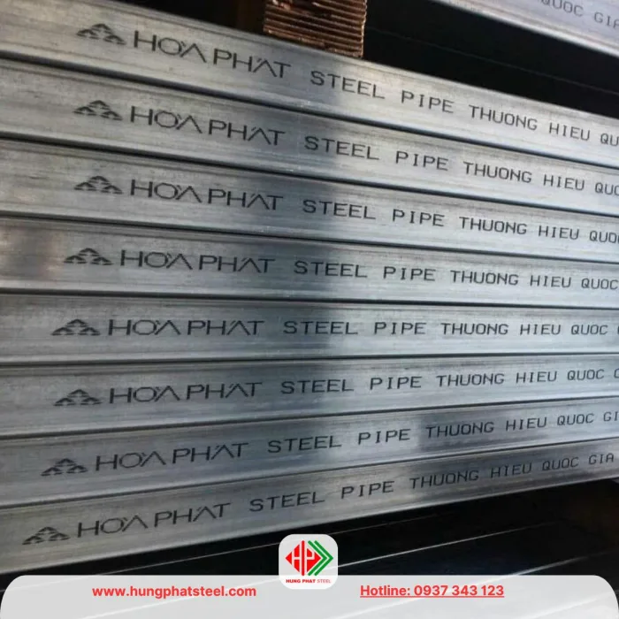 Thép hộp mạ kẽm Hòa Phát