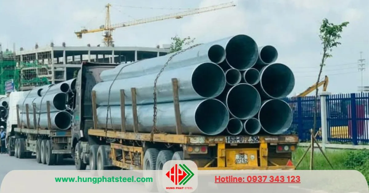 Thép ống mạ kẽm phi 508 (DN500)