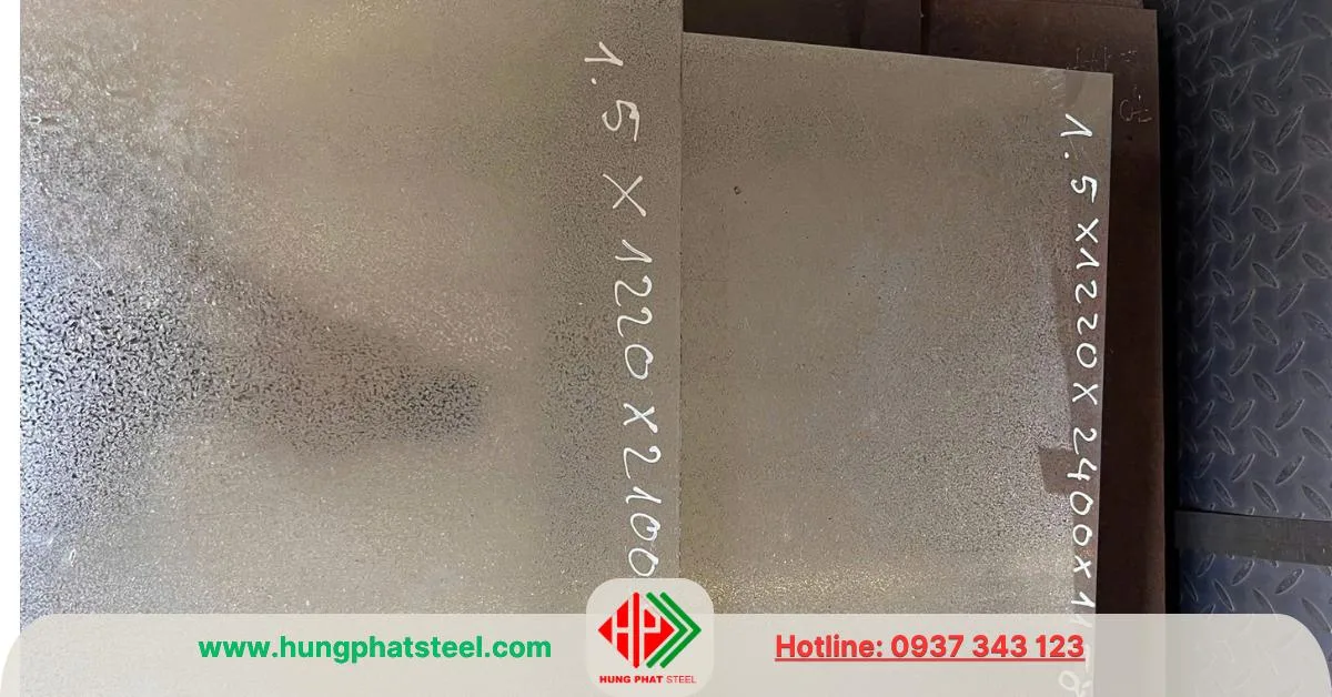 Thép tấm 1.5ly (sắt tấm 1.5mm)