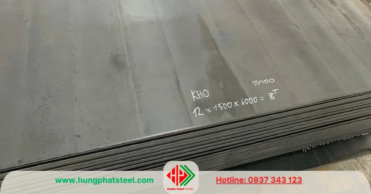 Thép tấm 12ly khổ 1500x6000 